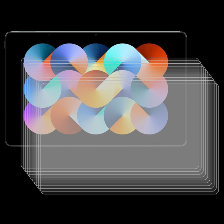 For Redmi Pad 2 / Pad 2 Play Bundle 25pcs 9H 0.3mm Explosion-proof Tempered Glass Film by buy2fix