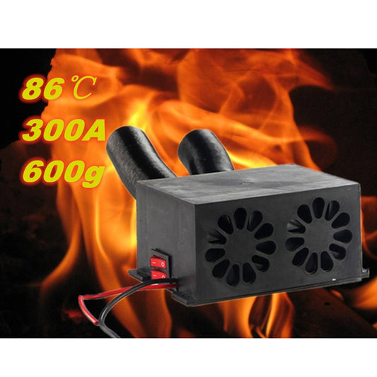 Engineering Vehicle Electric Heater Demister Defroster, Specification:DC 24V 2-hole by buy2fix