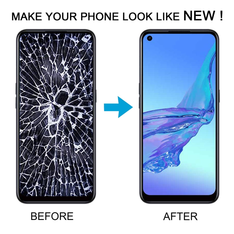 For OPPO A53 4G OEM LCD Screen Digitizer Full Assembly with Frame by buy2fix