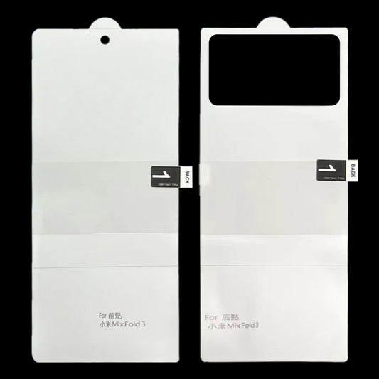 For Xiaomi Mix Fold 3 Full Screen Protector Explosion-proof Front + Back Screen Hydrogel Film by buy2fix