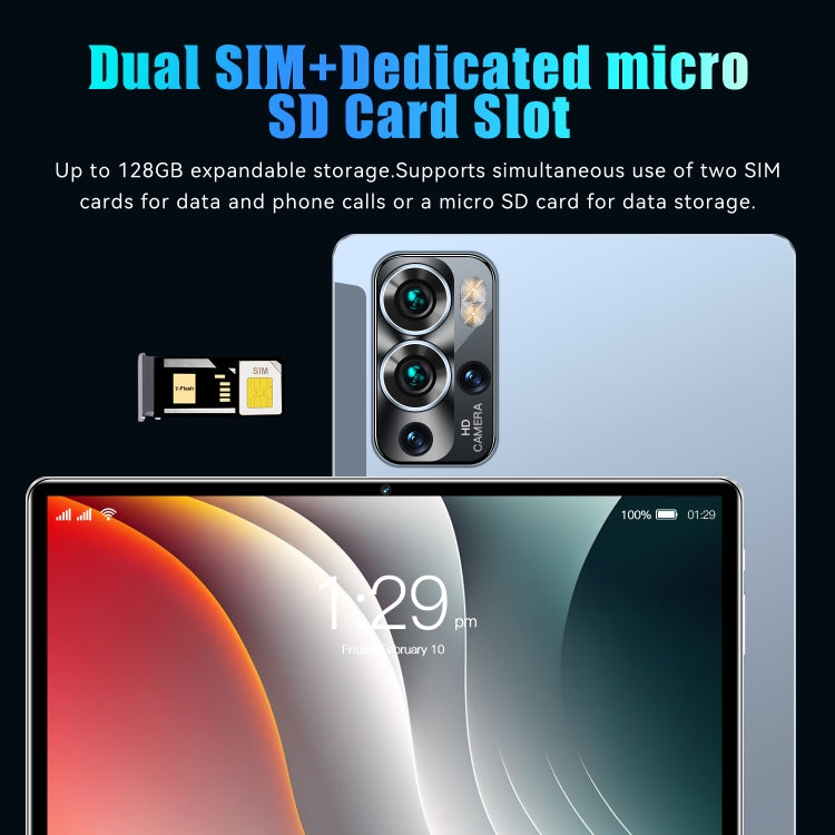 S22 10.1 inch 3G Tablet PC, 2GB+32GB, Android 7.0 MTK6735 Octa Core, Support Dual SIM, WiFi, Bluetooth, GPS(Gold) by buy2fix