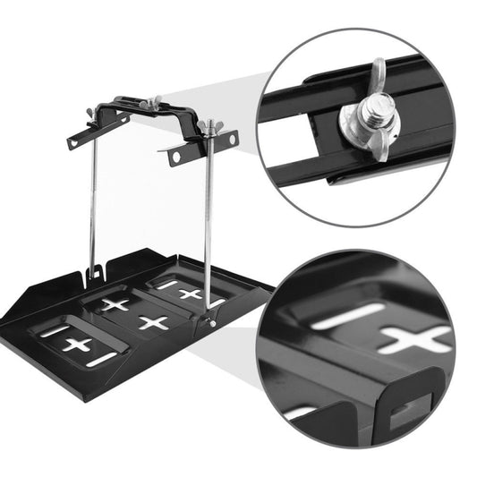Car Universal Battery Bracket Adjustable Battery Fixed Holder + Base Tray, Size:34.5cm Base + 27cm Bracket by buy2fix