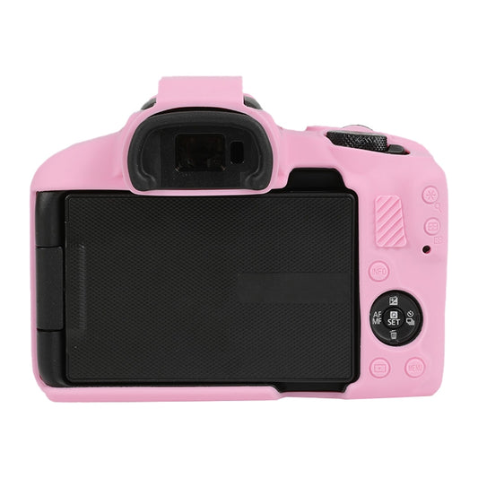 For Canon EOS R50 Soft Silicone Protective Case(Pink) by buy2fix