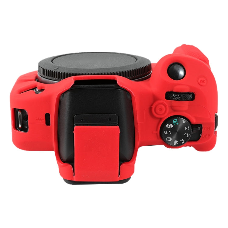 For Canon EOS R50 Soft Silicone Protective Case(Red) by buy2fix