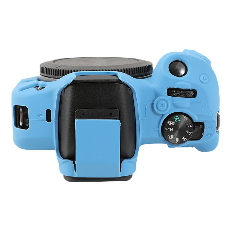 For Canon EOS R50 Soft Silicone Protective Case(Dark Blue) by buy2fix
