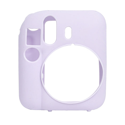 For FUJIFILM instax mini 12 Soft Silicone Camera Protective Case(Purple) by buy2fix