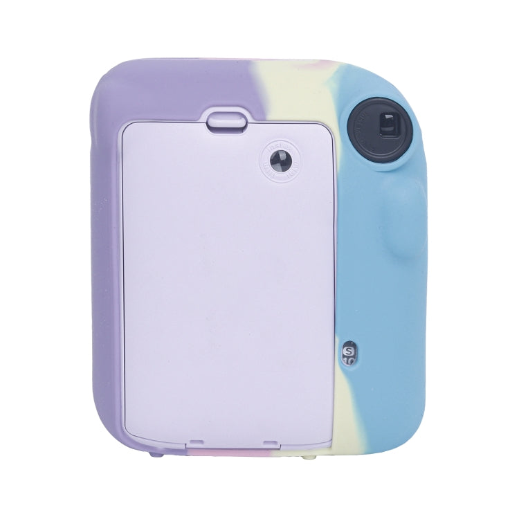 For FUJIFILM instax mini 12 Soft Silicone Camera Protective Case(Dark Blue Purple) by buy2fix