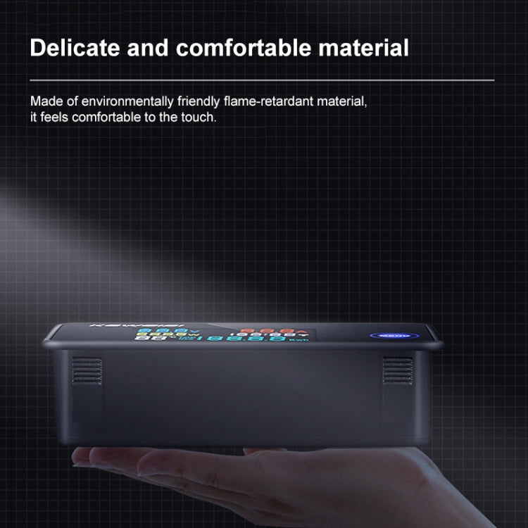 KWS-AC300-20A 50-300V AC Digital Current Voltmeter(Black) by buy2fix