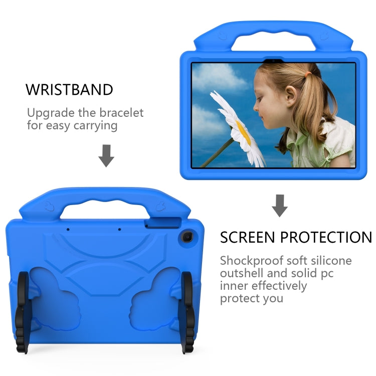 For Honor Pad X8 10.1 Thumb Bracket EVA Shockproof Tablet Case(Blue) by buy2fix