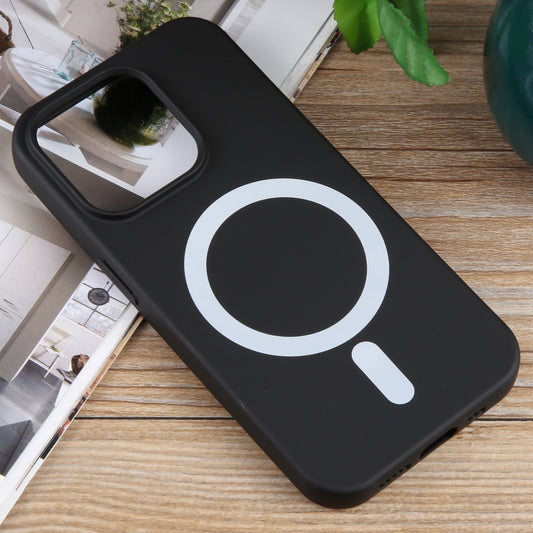 For iPhone 11 Pro MagSafe Liquid Silicone Phone Case(Black) by buy2fix