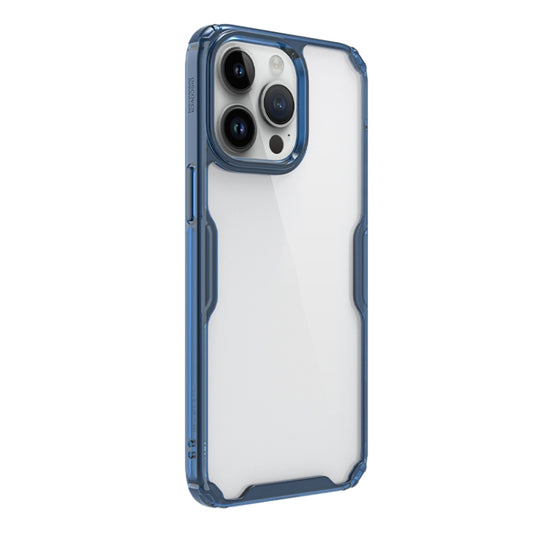 For iPhone 15 Pro NILLKIN Ultra Clear PC + TPU Phone Case(Blue) by NILLKIN