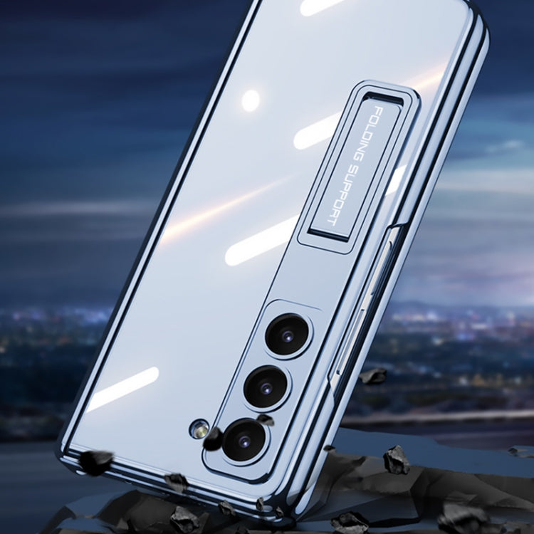 For Samsung Galaxy Z Fold5 GKK Integrated Magnetic Phantom Hinge Folding Phone Case with Stand(White) by GKK