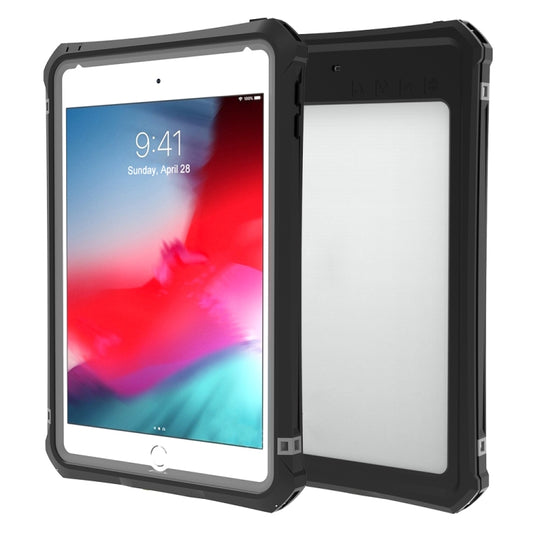 For iPad mini (2019) RedPepper Shockproof Waterproof PC + TPU Protective Case with Lanyard & Holder(Black) - iPad mini (2019) / mini 5 Cases by RedPepper | Online Shopping UK | buy2fix