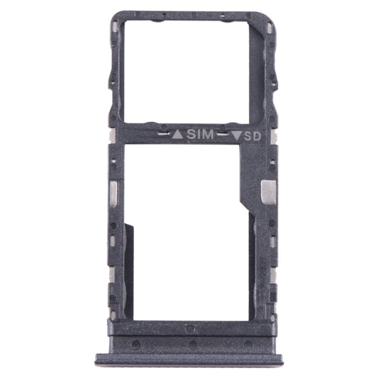 For TCL 40 R Original SIM + Micro SD Card Tray(Black) by buy2fix
