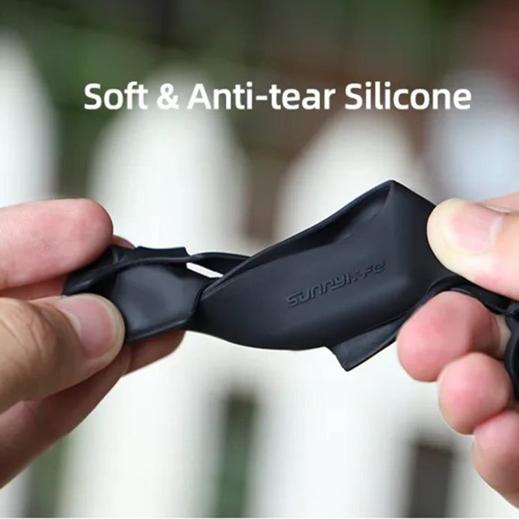 For Insta360 GO 3 Sunnylife Silicone Case Stickers Skin Wrap Lens Cover with Neck Strap(Black) by Sunnylife