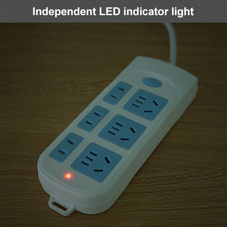 Anti-electric Shock Desk Power Strip Socket 2-position 1.8m, CN Plug by buy2fix