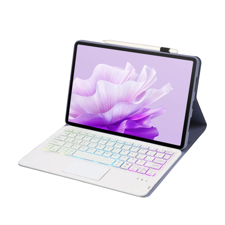 For Huawei MatePad Air 11.5 inch 2023 AH14-AS Lambskin Texture Ultra-thin Detachable Backlight Bluetooth Keyboard Leather Case with Touchpad(Purple) by buy2fix