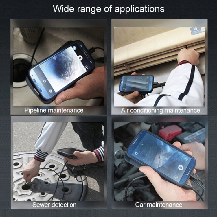 AN100 3 in 1 IP67 Waterproof USB-C / Type-C + Micro USB + USB HD Endoscope Snake Tube Inspection Camera for Parts of OTG Function Android Mobile Phone, with 6 LEDs, Lens Diameter:5.5mm(Length: 1m) by buy2fix