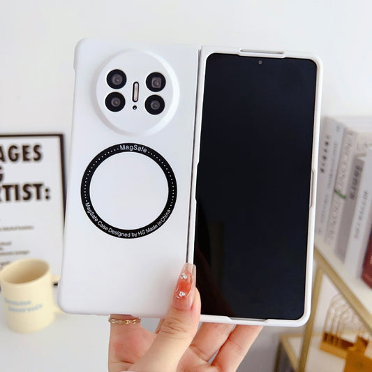 For Huawei Mate X3 Skin Feel PC MagSafe Phone Case(White) by buy2fix