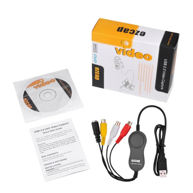 EZCAP 159 USB 2.0 Video Grabber Capture Card Window Mac VLC Media Player by Ezcap
