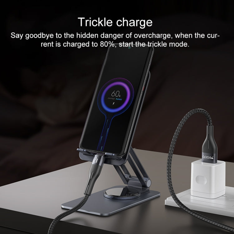 Yesido CA121C 2A USB to USB-C / Type-C Fast Charging Data Cable, Length:1m by Yesido