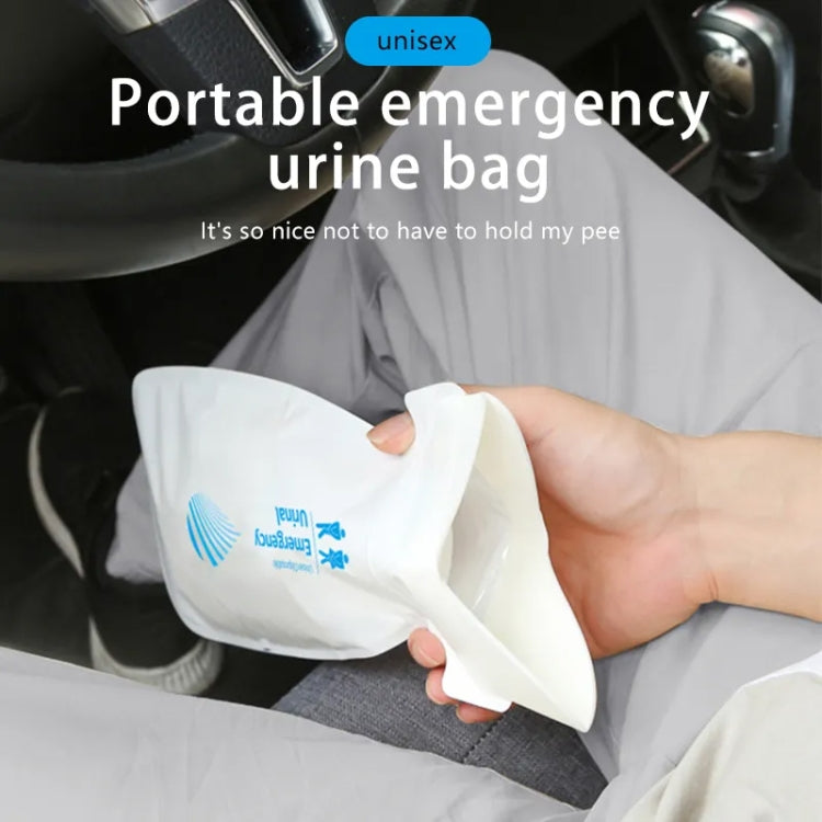 4pcs / Set Vehicle Emergency Urine Bags Unisex Disposable Portable Toilet 700ml by buy2fix