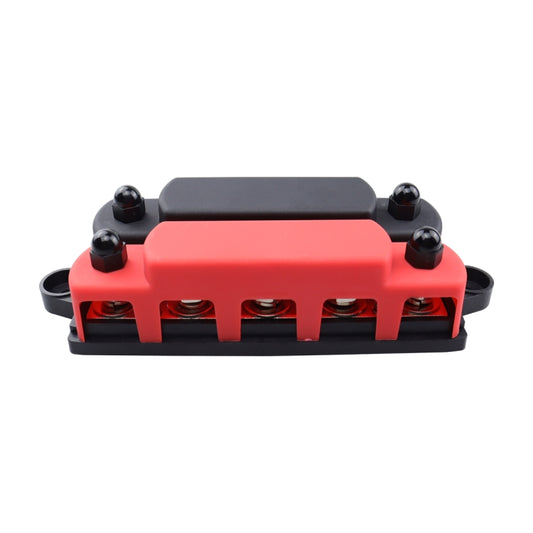 CP-4126 RV / Yacht M8 5-stud Double Row Busbar(Red Black) by buy2fix
