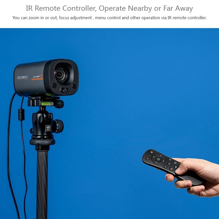 FEELWORLD HV10X Professional Streaming Camera Full HD 1080P 60fps USB 3.0 HDMI(UK Plug) by FEELWORLD