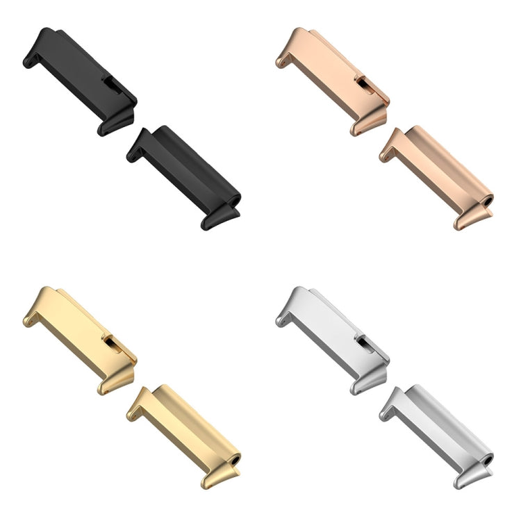 For Redmi Watch 3 Lite / Watch 3 Active 1 Pair Metal Watch Band Connector(Rose Gold) by buy2fix
