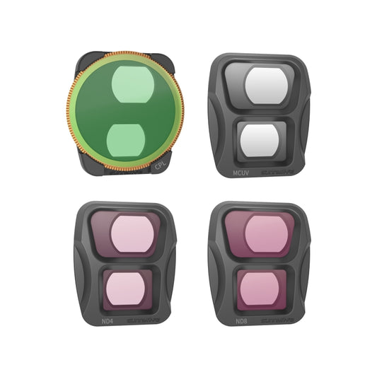 For DJI Air 3 Sunnylife Camera Lens Filter, Filter:4 in 1 MCUV CPL ND4 ND8 by Sunnylife