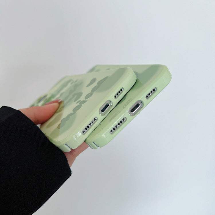 For iPhone 15 Pro Max PC Phone Case(Green Text) by buy2fix