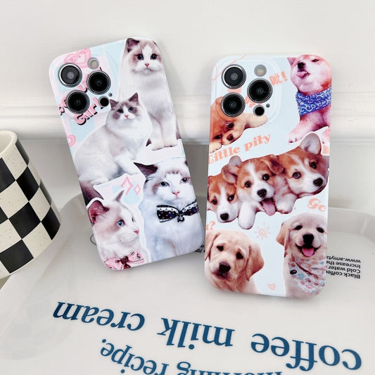 For iPhone 15 Pro Max PC Phone Case(White Cat) by buy2fix