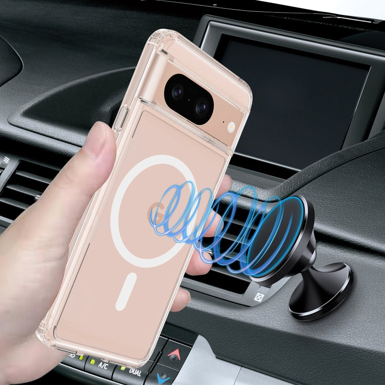 For Google Pixel 8 Pro MagSafe Clear Acrylic PC Hybrid TPU Phone Case(Transparent) by buy2fix