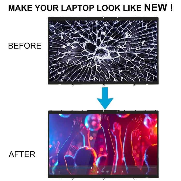 For Lenovo ideapad Yoga 7-14ITL5 FHD LCD Screen Digitizer Full Assembly with Frame by buy2fix