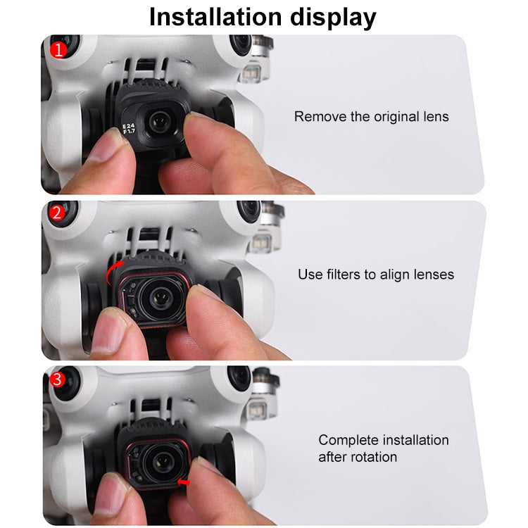 For DJI Mini 4 Pro STARTRC Drone Lens Filter, Lens:CPL UV ND8/16/32/64 by STARTRC