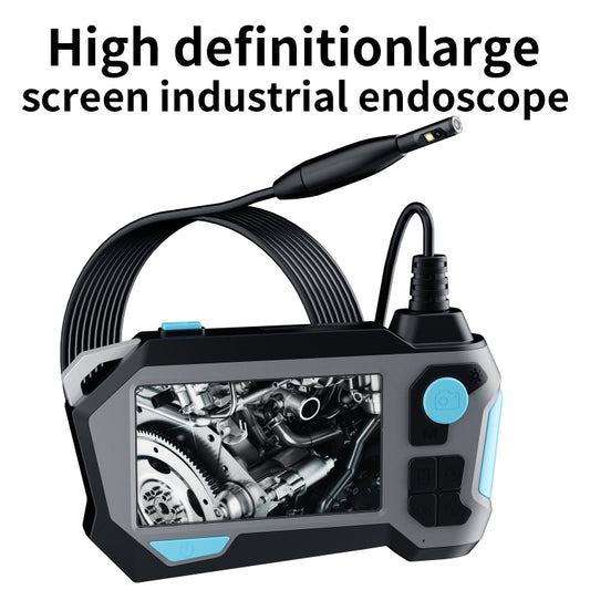 P120 Rotatable 8mm Dual Lenses Industrial Endoscope with Screen, 16mm Tail Pipe Diameter, Spec:5m Tube by buy2fix
