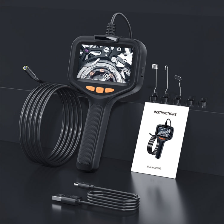 P200 8mm Side Lenses Integrated Industrial Pipeline Endoscope with 4.3 inch Screen, Spec:30m Tube by buy2fix