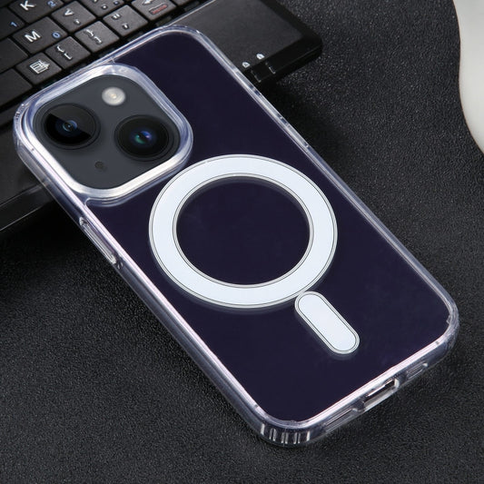 For iPhone 15 GEBEI MagSafe Magnetic Transparent Phone Case(Transparent) by GEBEI