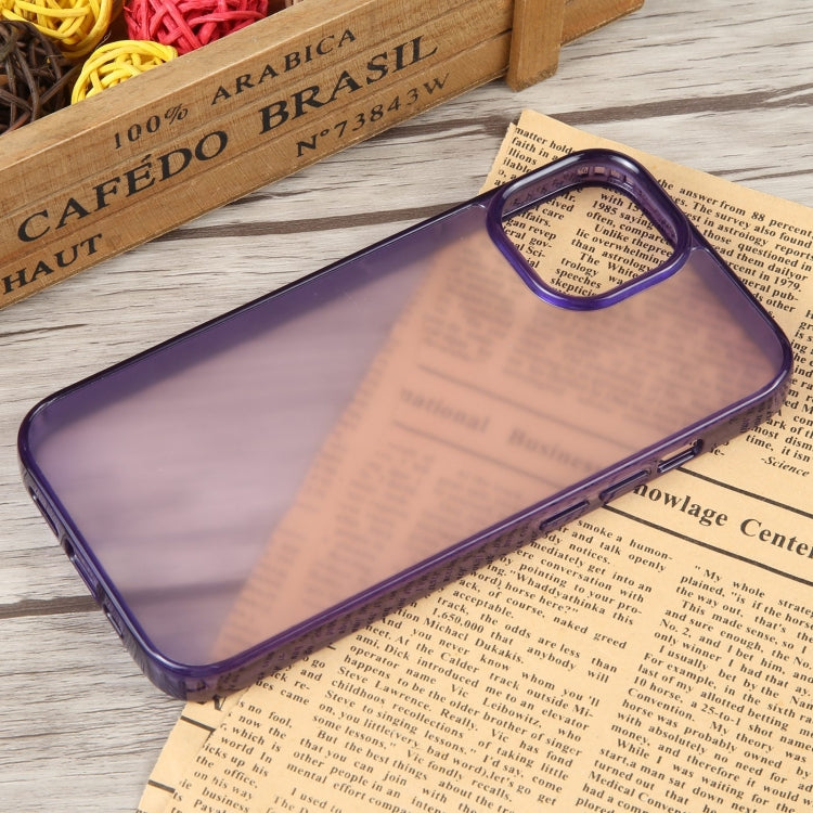 For iPhone 15 GEBEI Acrylic Phone Case(Purple) by GEBEI