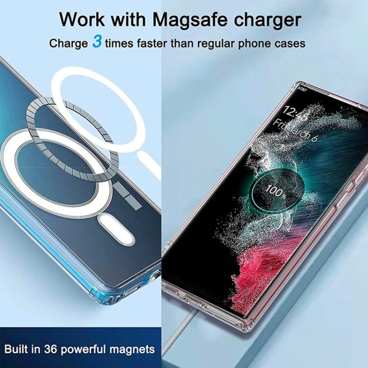 For Google Pixel 8 Pro Transparent MagSafe Magnetic PC + TPU Phone Case by buy2fix