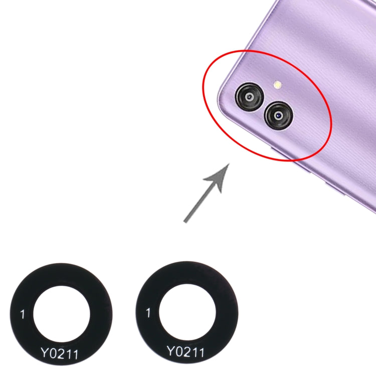 For Samsung Galaxy F04 SM-E045F 10set Back Camera Lens by buy2fix
