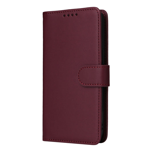 For iPhone 15 Pro Max BETOPNICE BN-005 2 in 1 Detachable Imitate Genuine Leather Phone Case(Wine Red) by BETOPNICE