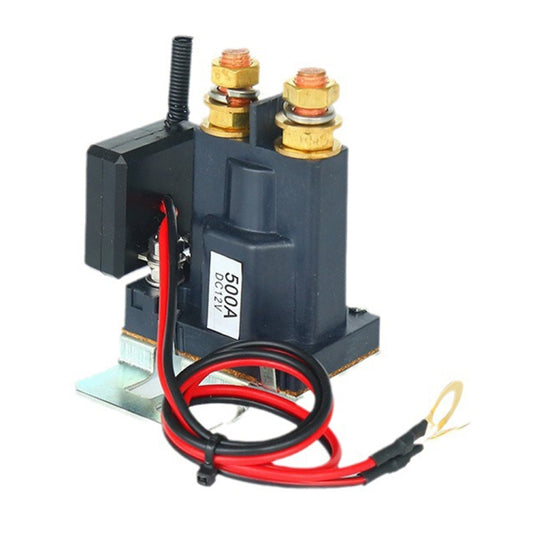 24V 500A Car Battery Remote Control Relay Rotary Switch Cut, Style:with 1 x Remote Control by buy2fix