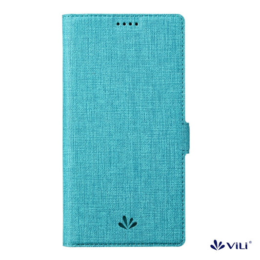 For iPhone 15 Pro Max ViLi K Series Dual-side Buckle Magsafe Leather Phone Case(Blue) by ViLi