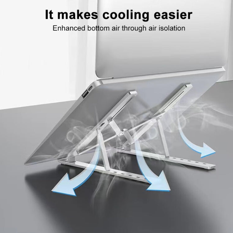 Lenovo Thinkplus Desktop Laptop Folding Holder CT10(Silver) by Lenovo