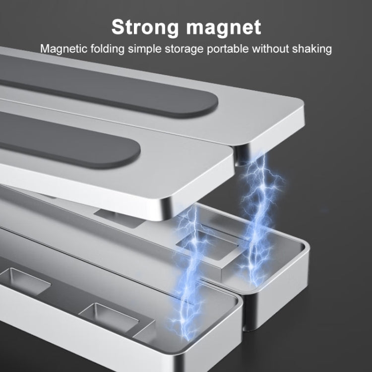 Lenovo Thinkplus Desktop Laptop Folding Holder XT6(Dark Grey) by Lenovo