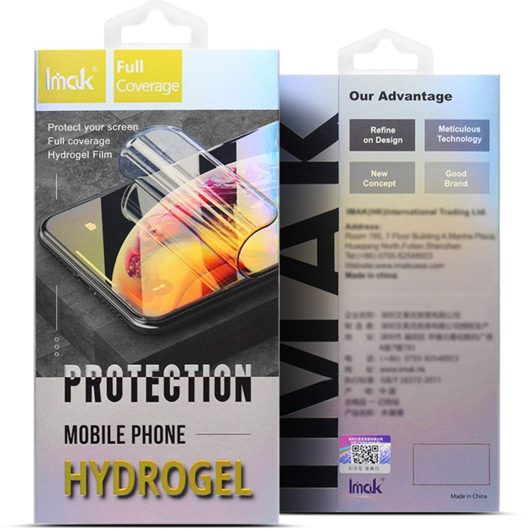 For iPhone 15 Pro Max 2pcs/Set imak Curved Full Screen Hydrogel Film Protector by imak