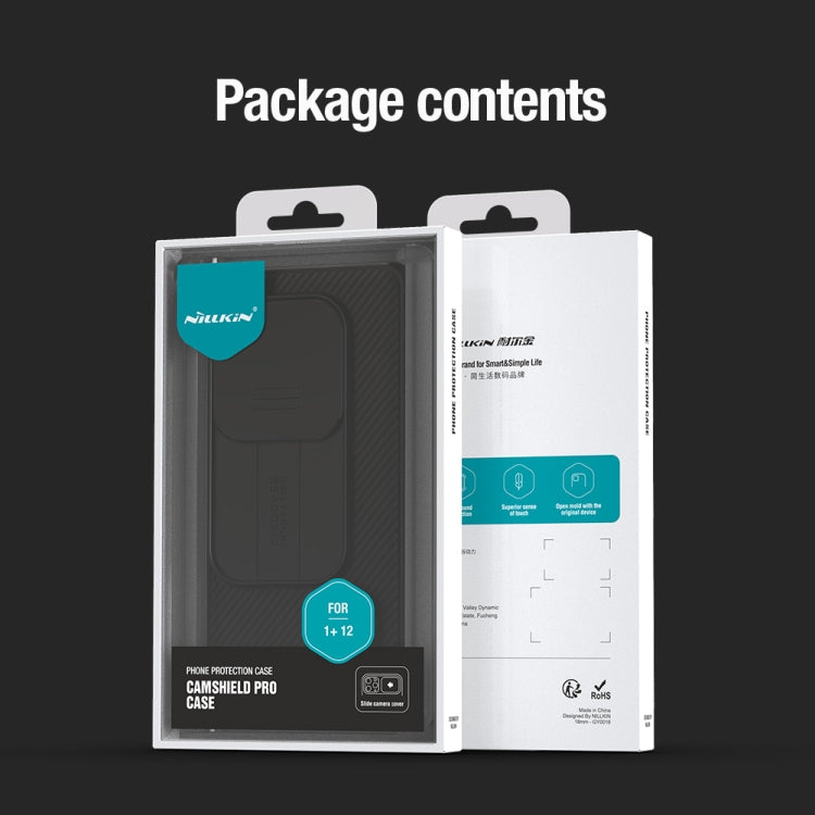 For OnePlus 12 NILLKIN CamShield Pro PC Phone Case(Green) by NILLKIN