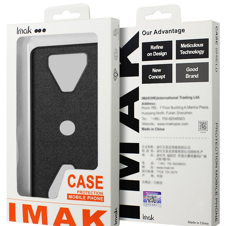 For iPhone 15 Pro Max IMAK LX-5 Series Shockproof PC + PU + TPU Protective Phone Case(Carbon Fiber Texture) by imak