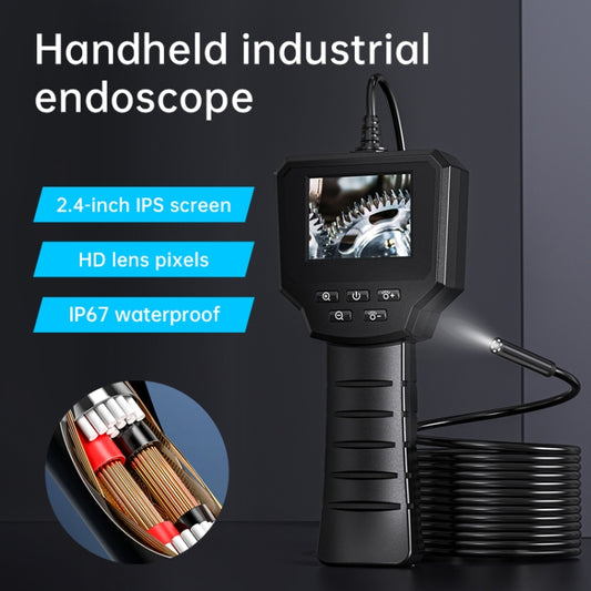 128AV 8mm Lenses Industrial Pipeline Endoscope with 2.4 inch Screen, Spec:3m Tube by buy2fix